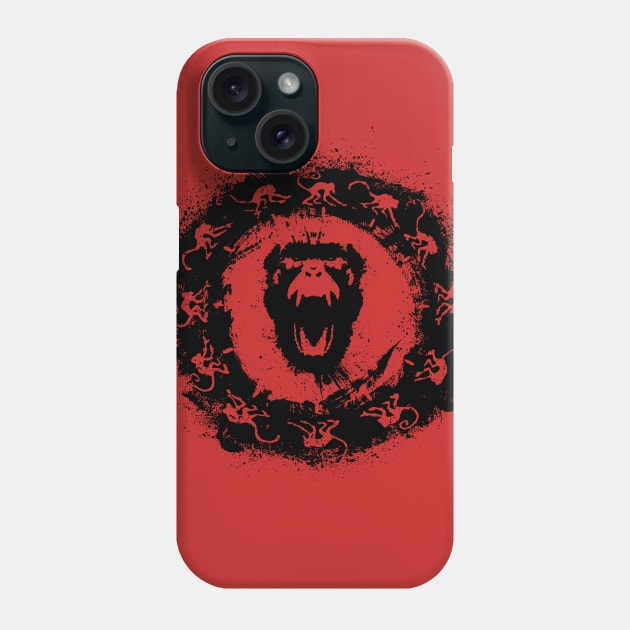 12 MONKEYS: Graffiti (black) Phone Case by cabinboy100