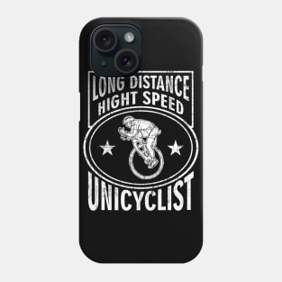 High Speed Hungry Crazy Unicycle Long Distance Biker Phone Case