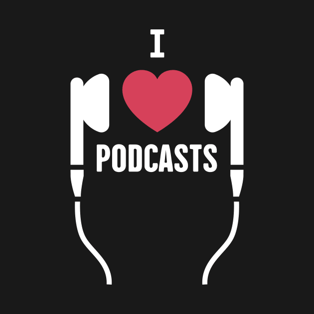 I Love Podcasts | Podcast Design by MeatMan