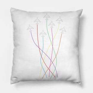 Airplane ribbons Pillow