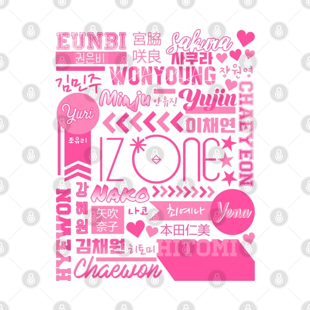 IZ*ONE Collage by lovelyday