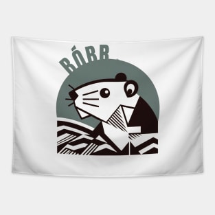 Polish Bóbr Art | Bobr Bober Beaver Biber Tapestry