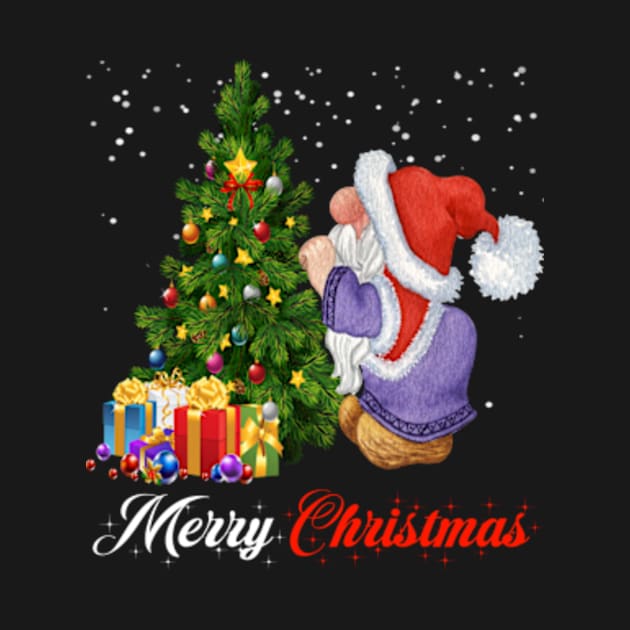 Merry Christmas Gnome Family Christmas Shirts for Women Men by Hanh05