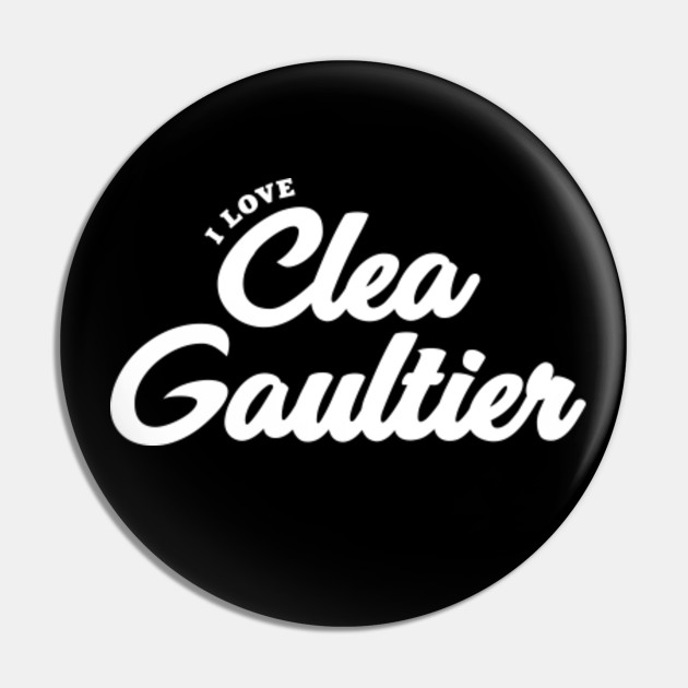 I Love Clea Gaultier Porn Star Pin Teepublic