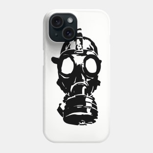 Vintage Gas Mask -- Black Edition Phone Case