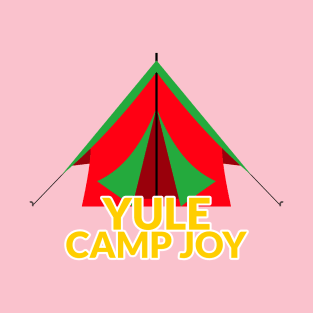 Yule Camp Joy Camping Christmas Tree T-Shirt