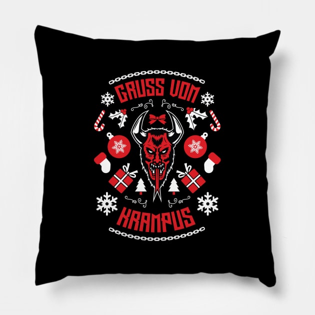 Krampus Pillow by Woah_Jonny