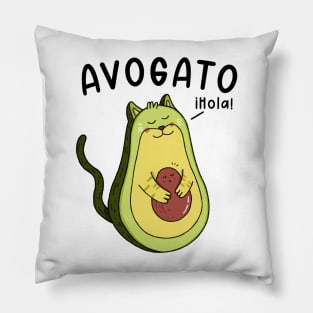 Avogato ihola ! - A  Cinco De Mayo shirt for a pet lover and cat owner Pillow