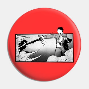 Mustang vs Lust Full Metal Alchemist Pin