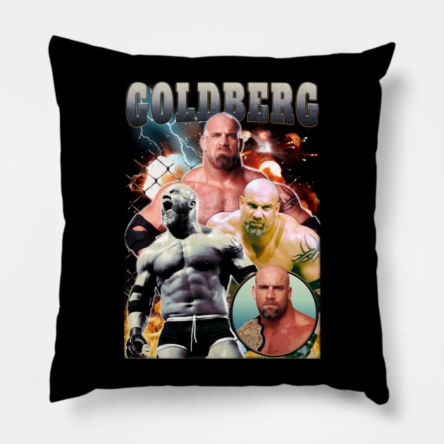 Spear Gold Bootleg Pillow by RetroVania