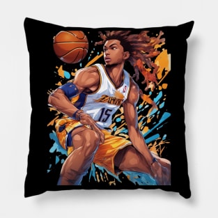 mens basketball Pillow