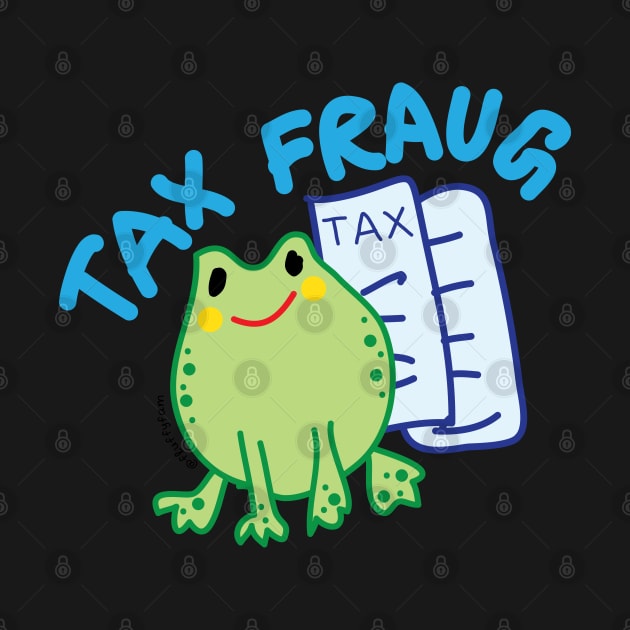 Tax fraud frog pun by 4wardlabel