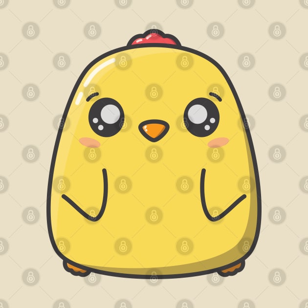 Cute Baby Chick by StimpyStuff