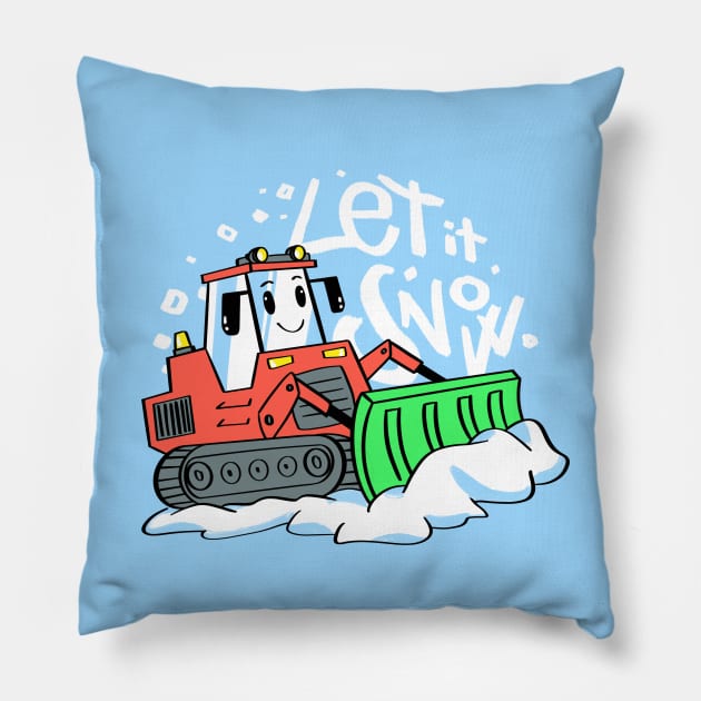 Let it snow! Pillow by il4.ri4