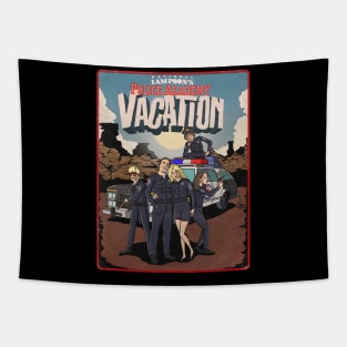 Police Academy Vacation Tapestry