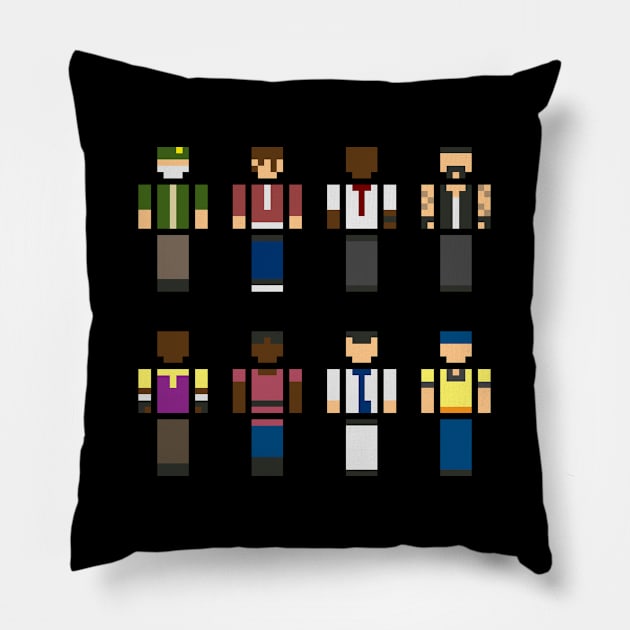 Minimalist Survivors - combined Pillow by CCDesign