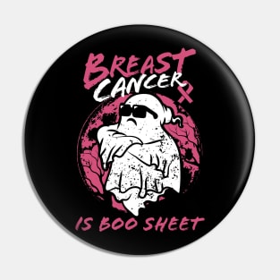 Breast Cancer Is Boo Sheet Breast Cancer Awareness Pin