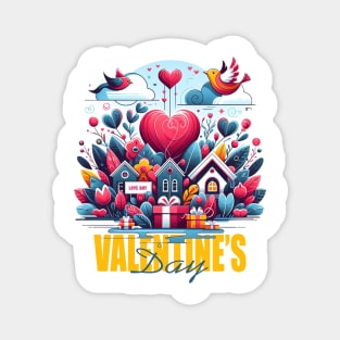 Valentines Day Celebrate Magnet