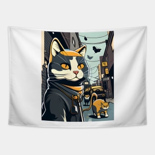 Support Your Local Street Cats Animal Pet Love Tapestry