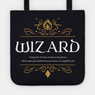 RPG Wizard Wizard Dungeons Crawler and Dragons Slayer Tote