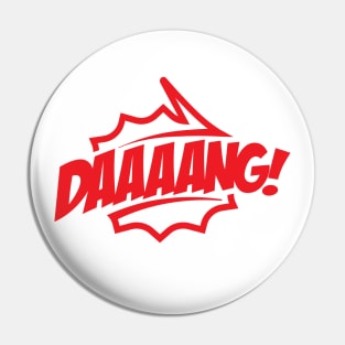 Daaang - Talking Shirt (Red) Pin