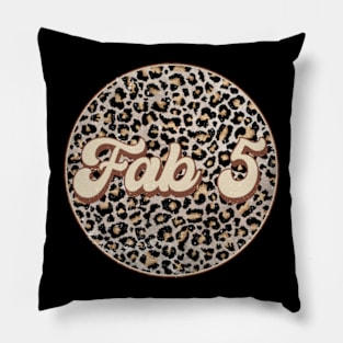 Classic Music Fab Personalized Name Circle Birthday Pillow