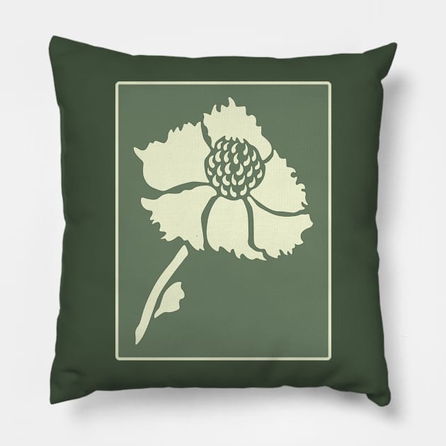 Poppy Pillow by Spatium Natura