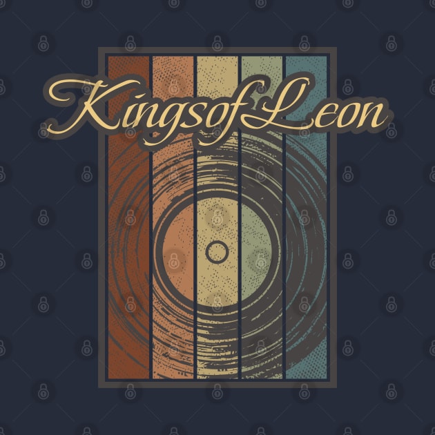 Kings of Leon Vynil Silhoutte by North Tight Rope