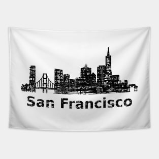 San Francisco City - World Cities Series by 9BH Tapestry