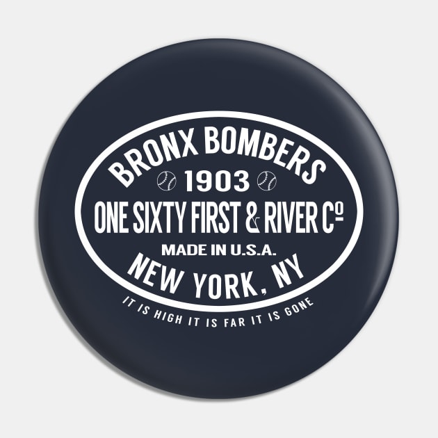 Bronx Bomber Slugger Pin by PopCultureShirts