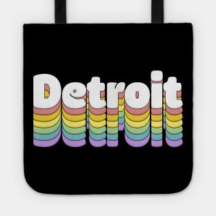 Detroit, Michigan // Retro Typography Design Tote