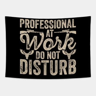 Professional At Work Do Not Disturb T shirt For Women Tapestry