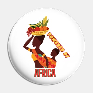 POWERED BY AFRICA Pin