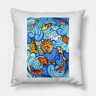 Don't Play Koi Pillow