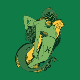 Forrest Green Pisces Beauty T-Shirt