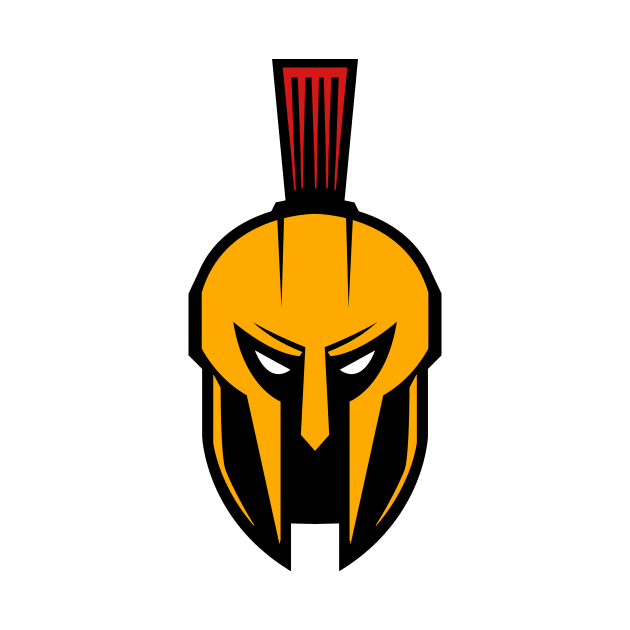 Spartan Warrior Face Logo by AnotherOne