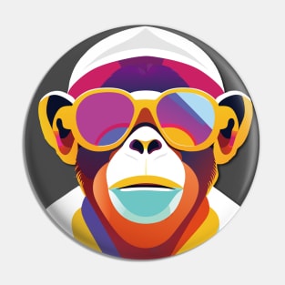 Cool Monkey: Embrace the Swagger of a Stylish Primate Pin