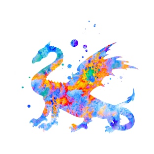 Dragon Watercolor Painting T-Shirt