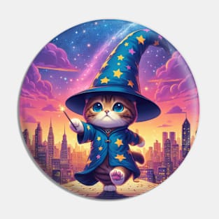 Wizard Cat Pin