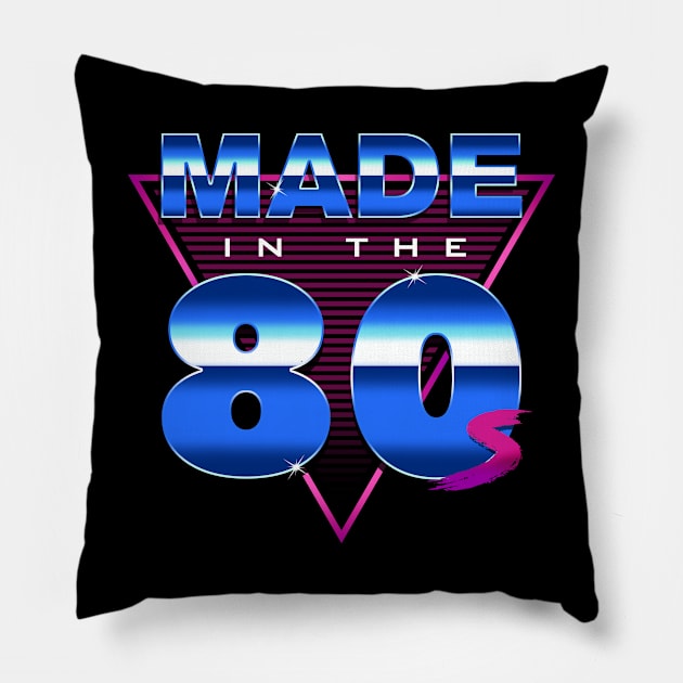 Made in the 80s - Eighties forever Pillow by Sachpica