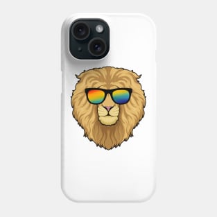 Lion with Sunglasses Phone Case