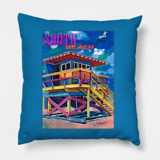 South Beach Lifeguard Stand Pillow