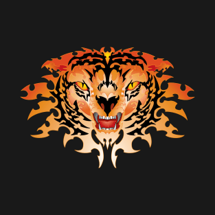 Tribal Tiger (traditional colors) T-Shirt