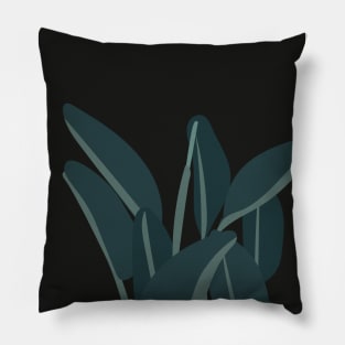 Abstract Bird of Paradise Plant Pillow