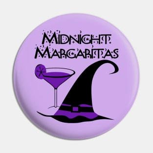 Purple Midnight Margaritas Cheeky Witch Pin