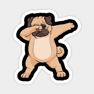 Cool dabbing pug Magnet