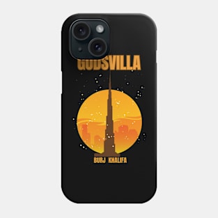 Gods Burj Khalifa Villa Nostalgic Skyscraper Phone Case