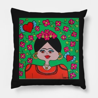 Fridi Divina verde Pillow