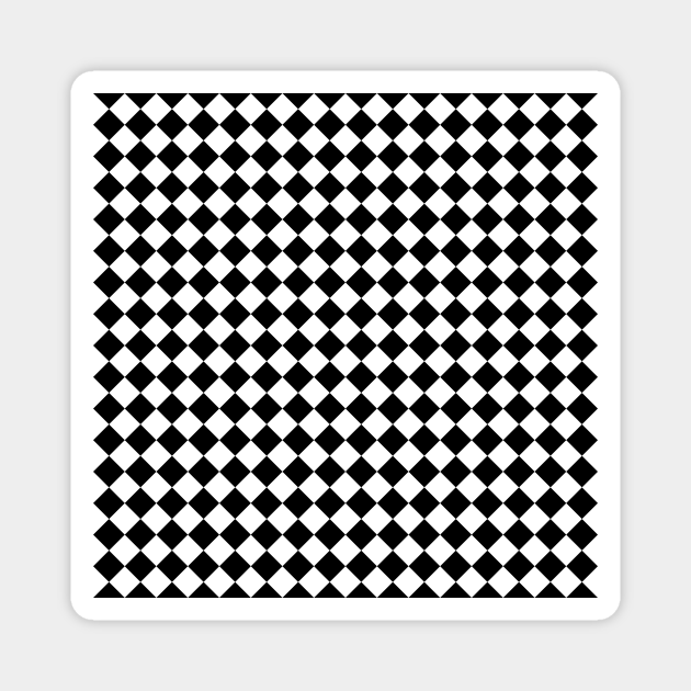 Just Black and White Squares Quadrat TeePublic