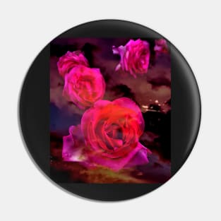 Floating Roses Pin